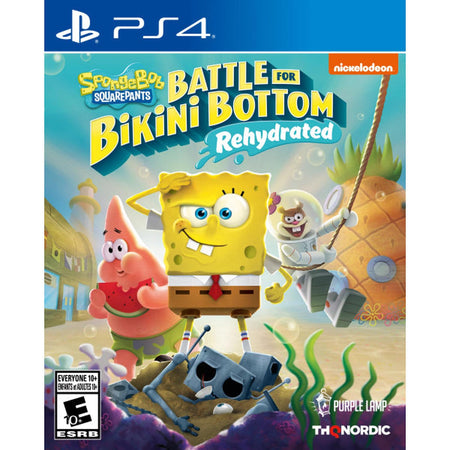 SpongeBob SquarePants: Battle for Bikini Bottom - Rehydrated [PlayStation 4] PlayStation 4 Video Game THQ Nordic   