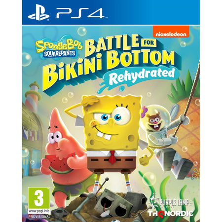 SpongeBob SquarePants: Battle for Bikini Bottom - Rehydrated [PlayStation 4] PlayStation 4 Video Game THQ Nordic   