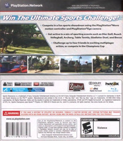 Sports Champions [PlayStation 3] PlayStation 3 Video Game Sony   