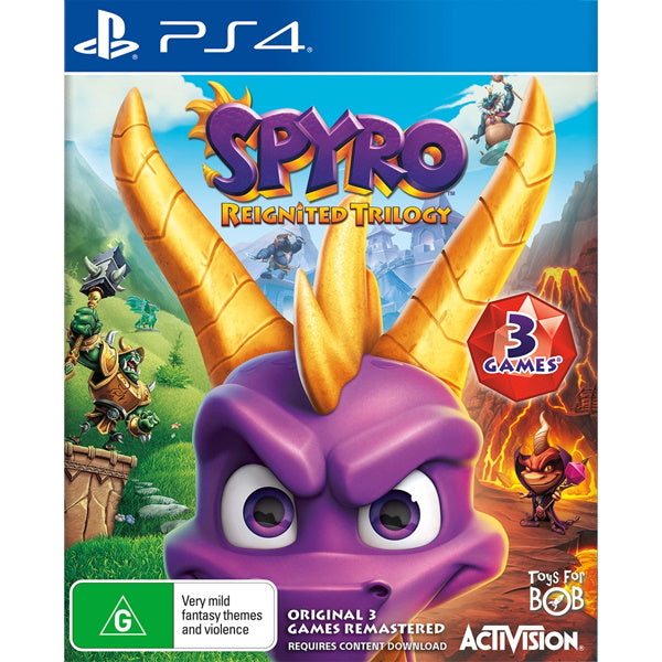 Spyro Reignited Trilogy [PlayStation 4] PlayStation 4 Video Game Activision   