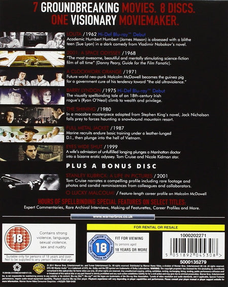 Stanley Kubrick - Visionary Filmmaker Collection [Blu-Ray Box Set] DVDs & Blu-Rays Warner Bros.   