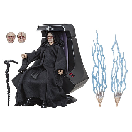 Star Wars: The Black Series - Emperor Palpatine and Throne 6" Action Figure [Toys, Ages 3+] Toys & Games Hasbro   
