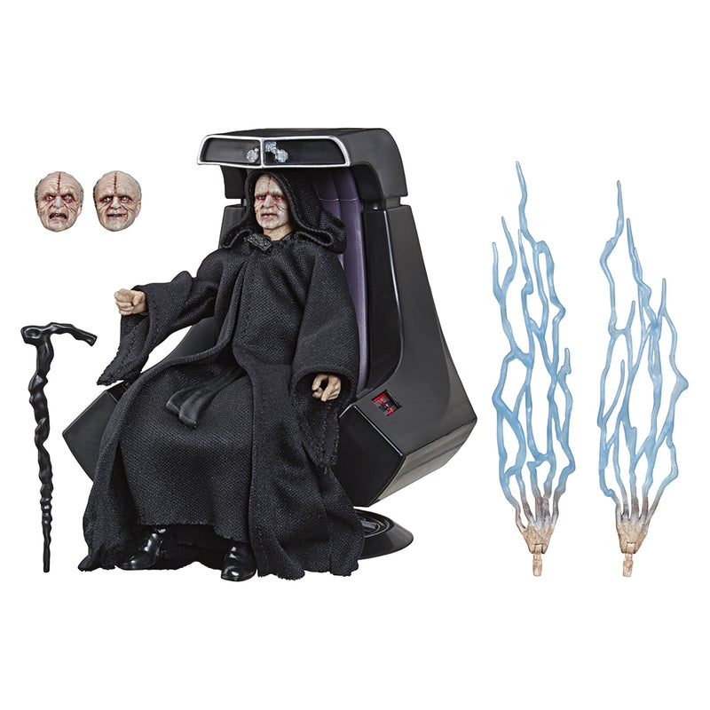Star Wars: The Black Series - Emperor Palpatine and Throne 6" Action Figure [Toys, Ages 3+] Toys & Games Hasbro   