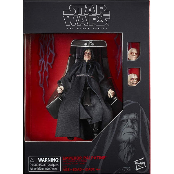 Star Wars: The Black Series - Emperor Palpatine and Throne 6" Action Figure [Toys, Ages 3+] Toys & Games Hasbro   