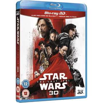 Star Wars: The Last Jedi 3D [3D + 2D Blu-Ray] DVDs & Blu-Rays Disney   