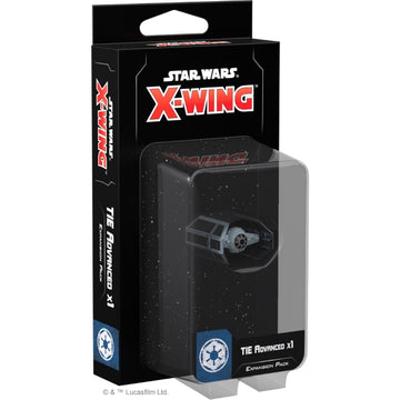 Star Wars: X-Wing Miniatures Game 2.0 - TIE Advanced x1 Expansion Pack [Board Game, 2 Players] Board Game Fantasy Flight Games   