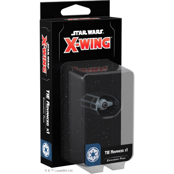Star Wars: X-Wing Miniatures Game 2.0 - TIE Advanced x1 Expansion Pack [Board Game, 2 Players] Board Game Fantasy Flight Games   
