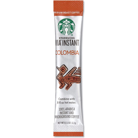 Starbucks Via Instant and Microground Colombian Coffee - 2x42.9g / 1.51 Oz - 26-Count [Snacks & Sundries] Snacks & Sundries Café William Spartivento   