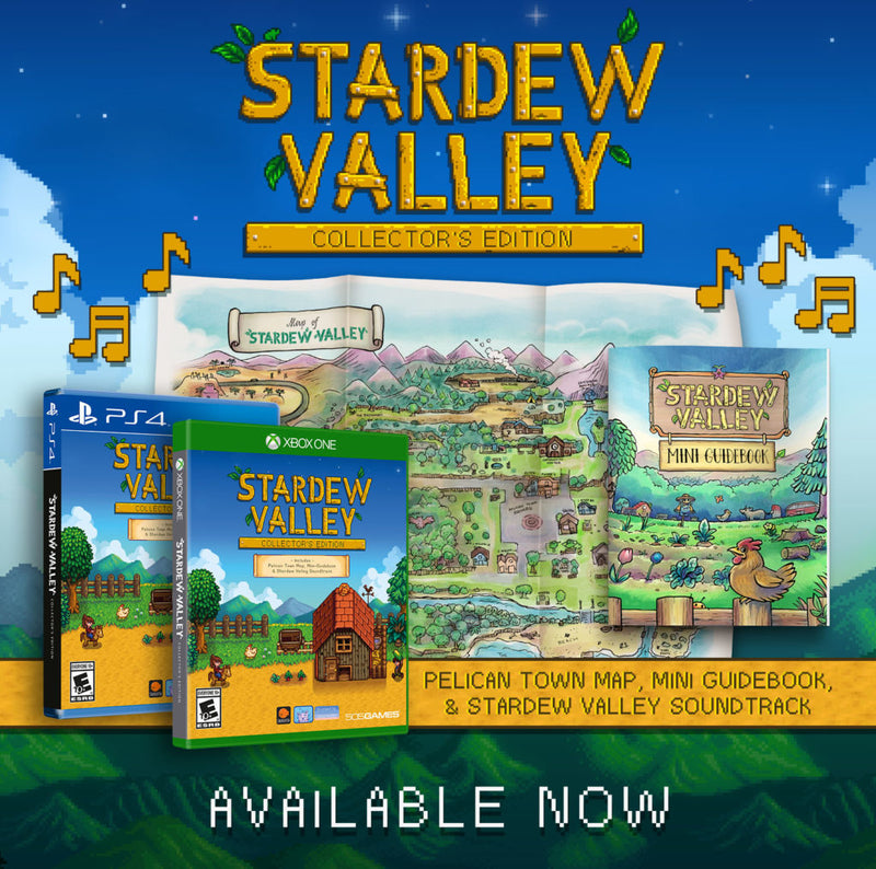 Stardew Valley - Collectors Edition [PlayStation 4] PlayStation 4 Video Game 505 Games   