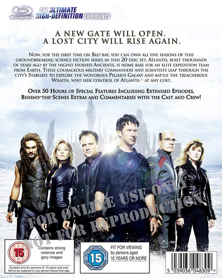 Stargate Atlantis: The Complete Series - Seasons 1-5 [Blu-Ray Box Set] DVDs & Blu-Rays MGM   