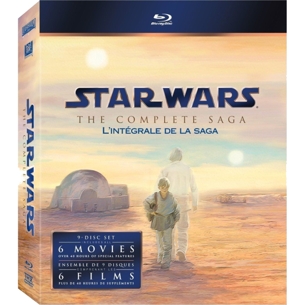 Star Wars: The Complete Saga [Blu-Ray Box Set] DVDs & Blu-Rays 20th Century Fox   