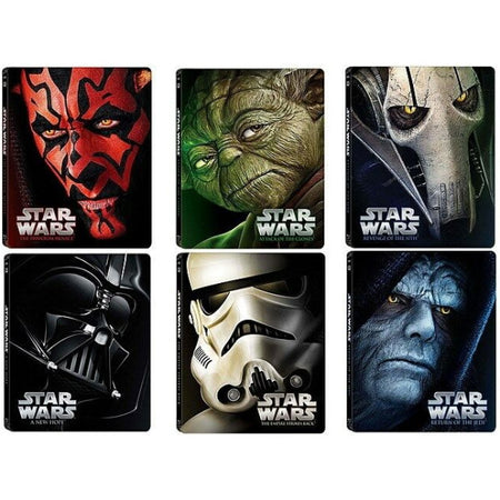 Star Wars: Episodes 1-6 - Limited Edition SteelBook Combo [Blu-ray] DVDs & Blu-Rays Disney   