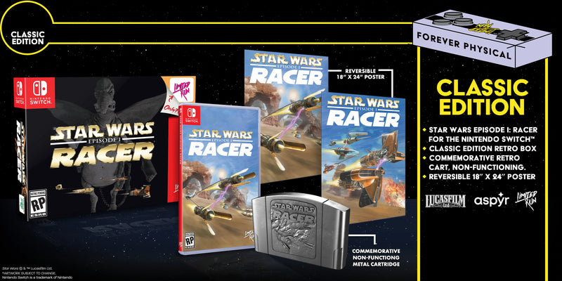 Star Wars Episode I: Racer - Classic Edition - Limited Run #077 [Nintendo Switch] Nintendo Switch Video Game Limited Run Games   