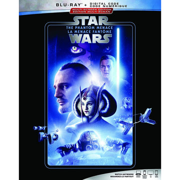 Star Wars: Episode I - The Phantom Menace [Blu-ray + Digital] DVDs & Blu-Rays Disney   