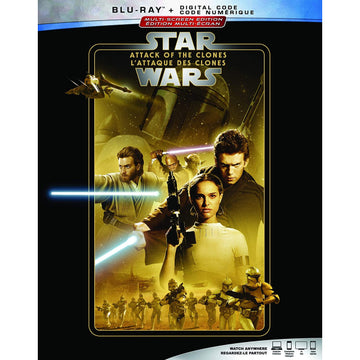 Star Wars: Episode II - Attack of the Clones [Blu-ray + Digital] DVDs & Blu-Rays Disney   