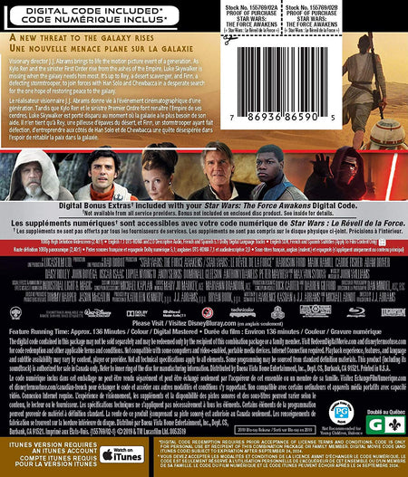 Star Wars: Episode VII - The Force Awakens [Blu-ray + Digital] DVDs & Blu-Rays Disney   