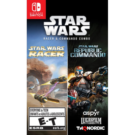 Star Wars Racer & Commando Combo [Nintendo Switch] Nintendo Switch Video Game THQ Nordic   