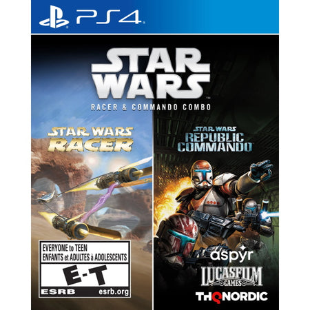 Star Wars Racer & Commando Combo [PlayStation 4] PlayStation 4 Video Game THQ Nordic   