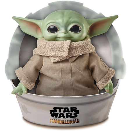 Star Wars: The Mandalorian - The Child (Baby Yoda) 11" Plush Figure [Toys, Ages 3+] Toys & Games Mattel   