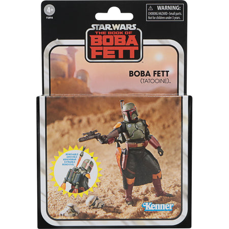 Star Wars: The Vintage Collection - Boba Fett (Tatooine) Deluxe 3.75-Inch Action Figure [Toys, Ages 4+] Toys & Games Hasbro   