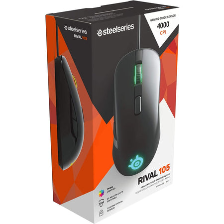 SteelSeries Rival 105 Wired Gaming Mouse [PC Accessory] PC Accessories SteelSeries   