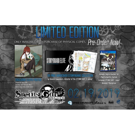 Steins;Gate Elite - Limited Edition [PlayStation 4] PlayStation 4 Video Game Spike Chunsoft   