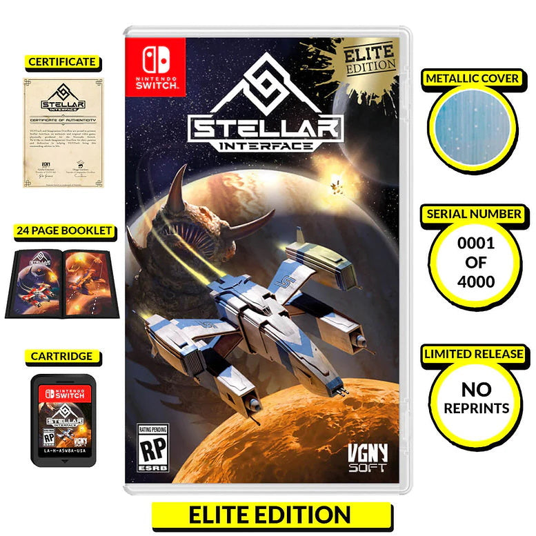 Stellar Interface - Elite Edition [Nintendo Switch] Nintendo Switch Video Game VGNYsoft   