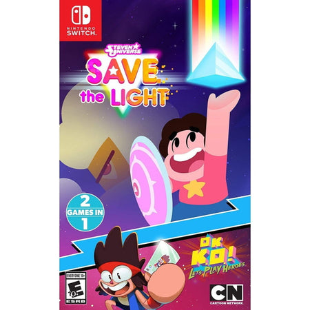 Steven Universe: Save the Light + OK K.O.! Let's Play Heroes Combo Pack [Nintendo Switch] Nintendo Switch Video Game Outright Games   