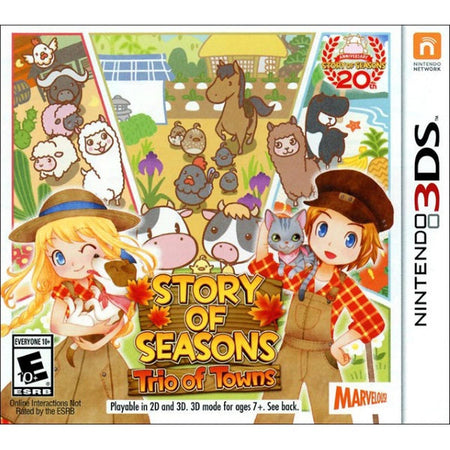 Story of Seasons: Trio of Towns [Nintendo 3DS] Nintendo 3DS Video Game XSEED Games   