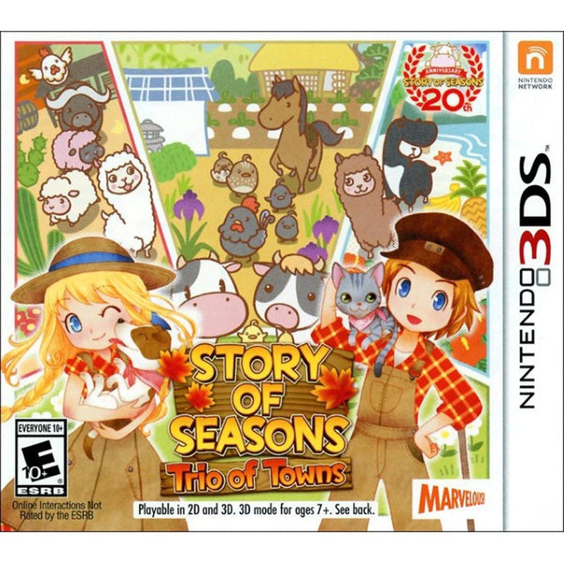 Story of Seasons: Trio of Towns [Nintendo 3DS] Nintendo 3DS Video Game XSEED Games   