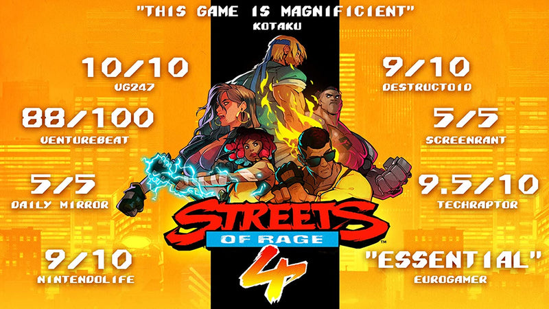 Streets of Rage 4 - Limited Edition - Limited Run #332 [PlayStation 4] PlayStation 4 Video Game Limited Run Games   