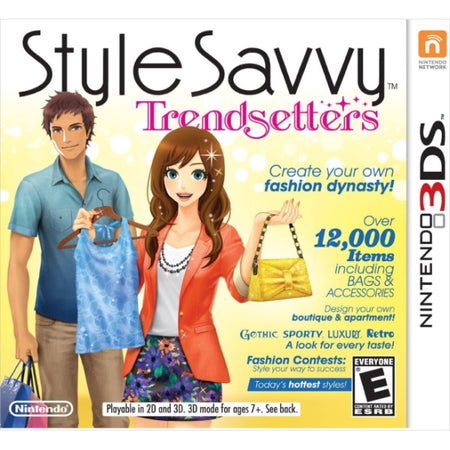 Style Savvy: Trendsetters [Nintendo 3DS] Nintendo 3DS Video Game Nintendo   