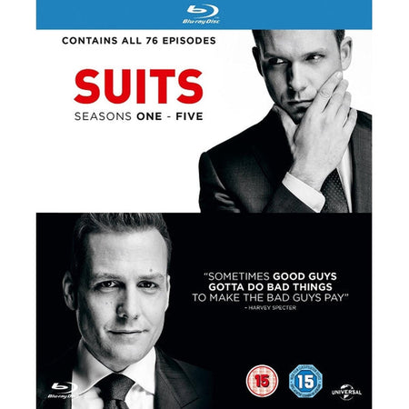 Suits - Seasons 1-5 [Blu-Ray Box Set] DVDs & Blu-Rays Universal Pictures   