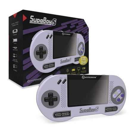Hyperkin SupaBoy S Portable Pocket SNES Gaming Console [Retro System] Retro Systems Hyperkin   