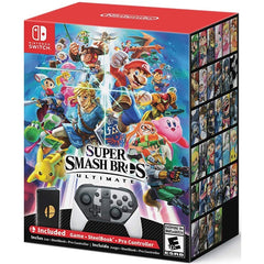 Super Smash Bros. Ultimate - Special Edition w/ SteelBook + Pro Controller [Nintendo Switch] Nintendo Switch Video Game Nintendo   