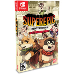 SuperEpic: The Entertainment War - Badge Edition [Nintendo Switch] Nintendo Switch Video Game PM Studios   