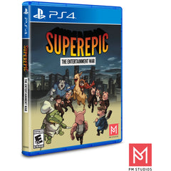 SuperEpic: The Entertainment War [PlayStation 4] PlayStation 4 Video Game Limited Run Games   