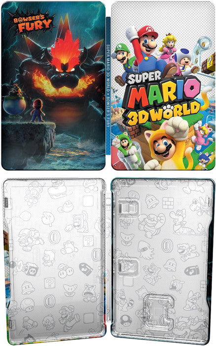 Switch - + Super 3D Bowser\'s ONLY Fury Mario World [Nintendo SteelBook MyShopville —