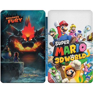 Super Mario 3D World + Bowser's Fury - SteelBook ONLY [Nintendo Switch Accessory] Nintendo Switch Video Game Nintendo   