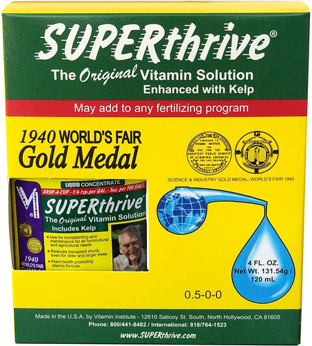 Superthrive Vitamin Solution for Plants w/ Kelp - 120mL [House & Home] House & Home SUPERthrive   