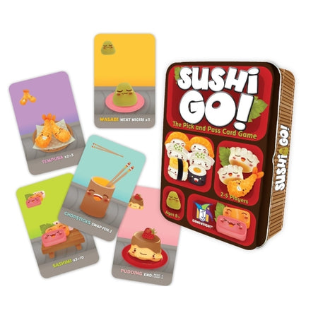 Sushi Go! - The Pick and Pass Card Game Card Game Gamewright   