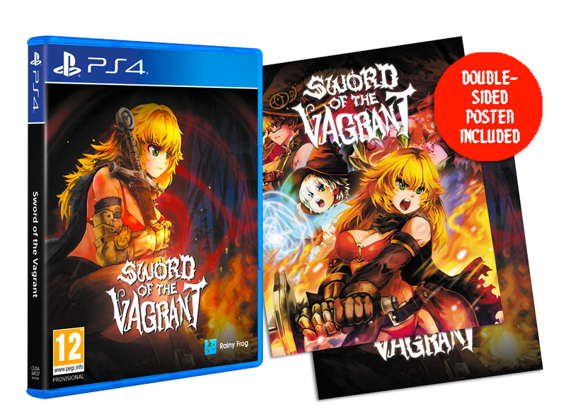 Sword of the Vagrant [PlayStation 4] PlayStation 4 Video Game Red Art Games   