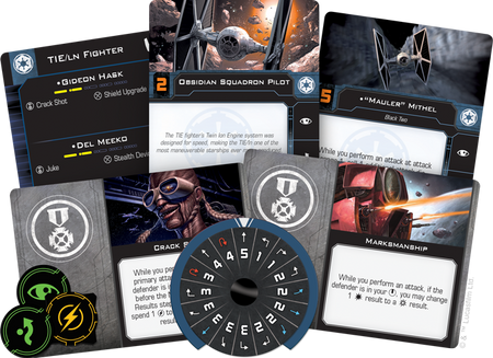 Star Wars: X-Wing Miniatures Game 2.0 - TIE/ln Fighter Expansion Pack [Board Game, 2 Players] Board Game Fantasy Flight Games   