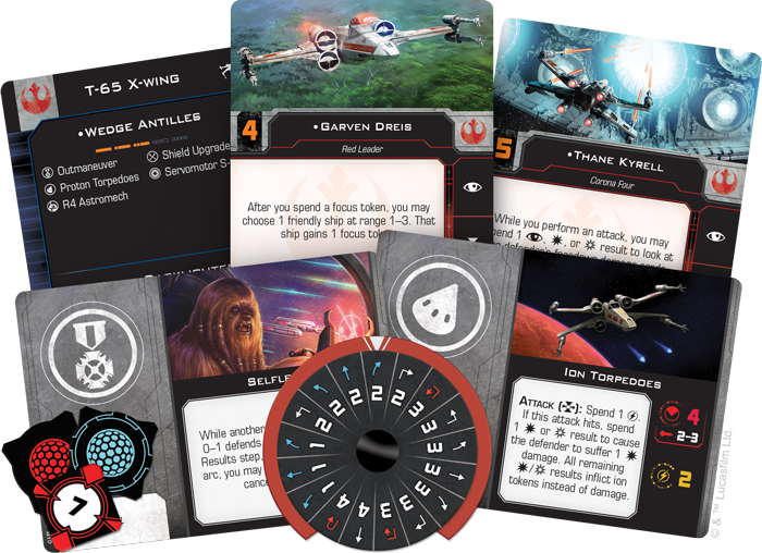 Star Wars: X-Wing Miniatures Game 2.0 - T-65 X-Wing Expansion Pack [Board Game, 2 Players] Board Game Fantasy Flight Games   