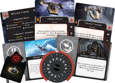 Star Wars: X-Wing Miniatures Game 2.0 - BTL-A4 Y-Wing Expansion Pack [Board Game, 2 Players] Board Game Fantasy Flight Games   