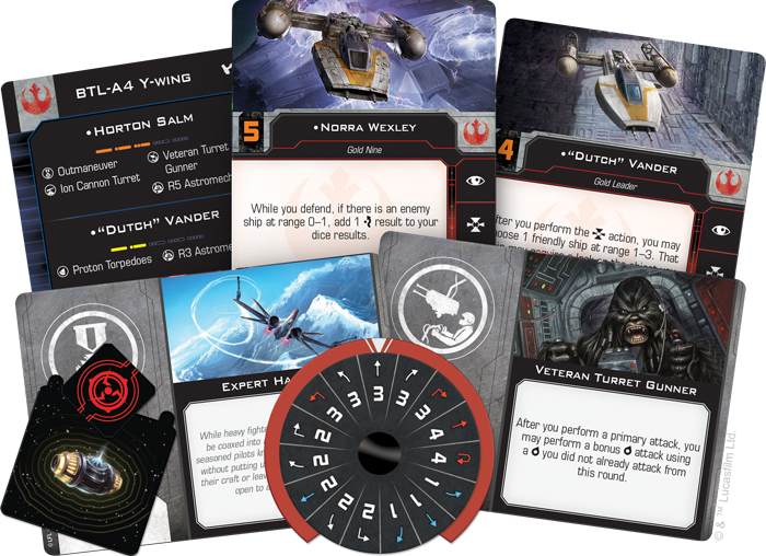 Star Wars: X-Wing Miniatures Game 2.0 - BTL-A4 Y-Wing Expansion Pack [Board Game, 2 Players] Board Game Fantasy Flight Games   