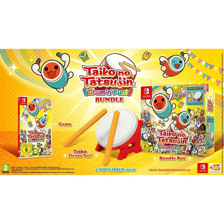 Taiko no Tatsujin: Drum 'n' Fun! - Collector's Edition Bundle [Nintendo Switch] Nintendo Switch Video Game Bandai Namco   