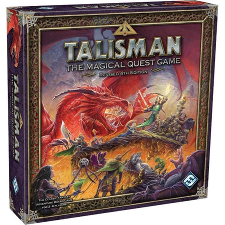 Talisman: The Magical Quest Game - Revised 4th Edition [Board Game, 2-6 Players] Board Game Fantasy Flight Games   