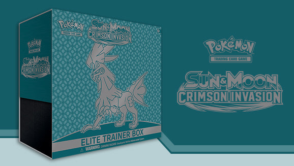 Pokemon TCG Sun & Moon - Crimson Invasion Elite Trainer Box Card Game Pokemon   