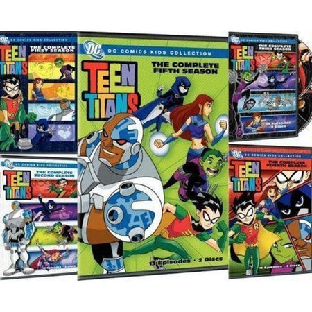 Teen Titans - The Complete Seasons 1-5 [DVD Box Set] DVDs & Blu-Rays DC Comics   